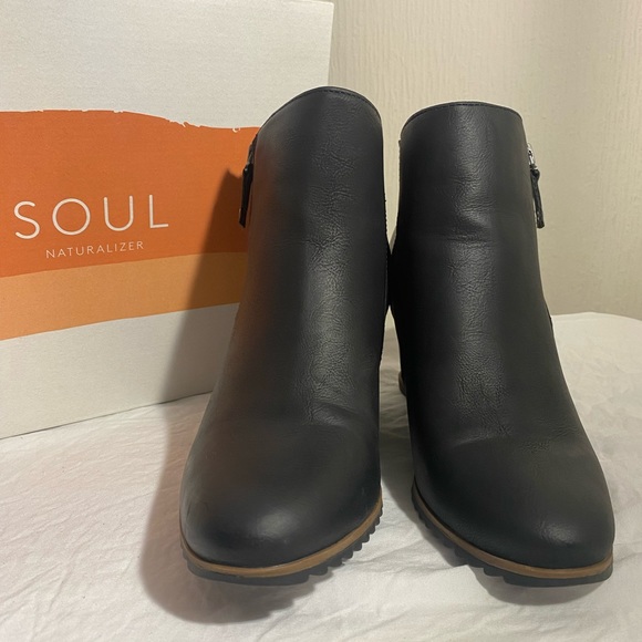 NWT Soul Naturalizer Haley Black Booties - Picture 5 of 7